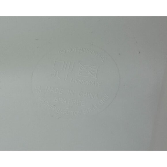 SOHO Loft Melamine Dinner Plate Pink Scalloped Set of 4 10.75" Indoor Outdoor - Picture 9 of 11